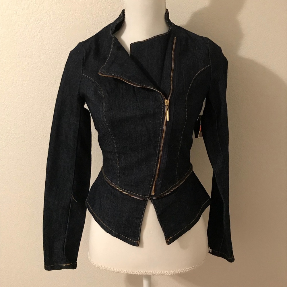 Asymmetrical Jean Jacket